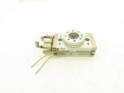 SMC MSQB30H3 Pneumatic Rotary Actuator Table Air Cylinder 180° Rotation