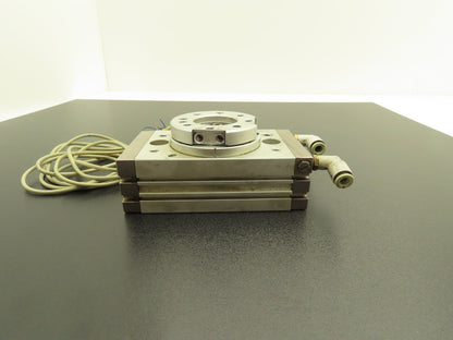 SMC MSQB30L3 Pneumatic Rotary Actuator Table Air Cylinder 180° Rotation