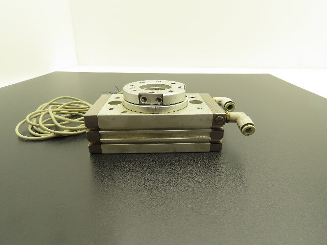 SMC MSQB30L3 Pneumatic Rotary Actuator Table Air Cylinder 180° Rotation