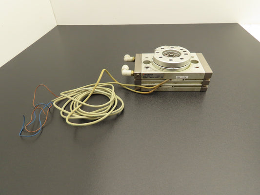 SMC MSQB30L3 Pneumatic Rotary Actuator Table Air Cylinder 180° Rotation