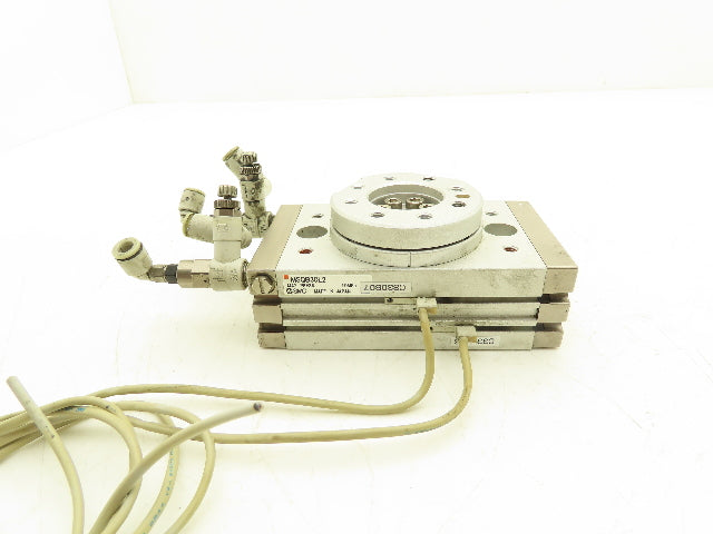 SMC MSQB30L2 Pneumatic Rotary Actuator Table Air Cylinder 180° Rotation