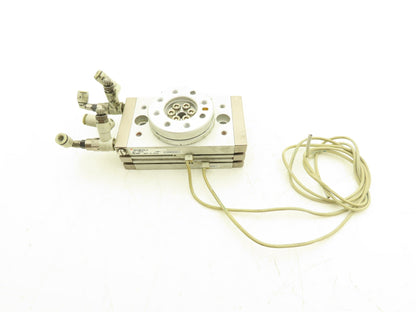 SMC MSQB30L2 Pneumatic Rotary Actuator Table Air Cylinder 180° Rotation