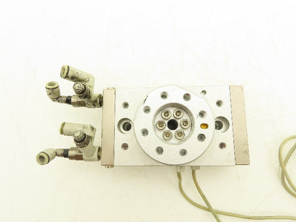 SMC MSQB30L2 Pneumatic Rotary Actuator Table Air Cylinder 180° Rotation