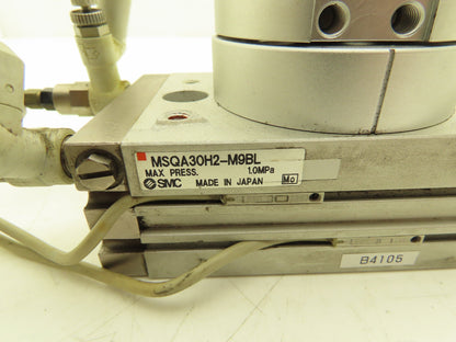 SMC MSQA30H2-M9BL Pneumatic Rotary Actuator Table Air Cylinder 180° Rotation