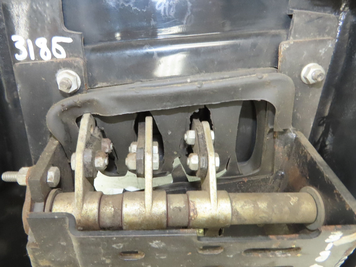 Hyster E30Z Forklift Sideshift 3 Lever Controls And Model Label