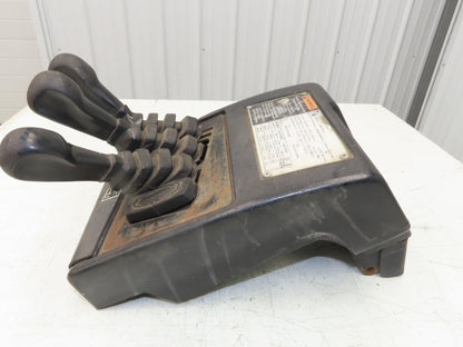 Hyster E30Z Forklift Sideshift 3 Lever Controls And Model Label