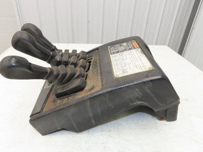 Hyster E30Z Forklift Sideshift 3 Lever Controls And Model Label