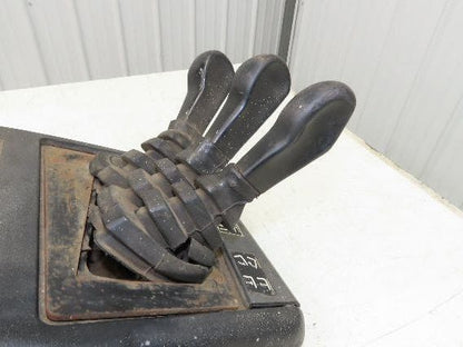 Hyster E30Z Forklift Sideshift 3 Lever Controls And Model Label