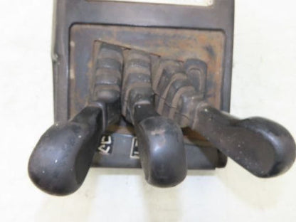 Hyster E30Z Forklift Sideshift 3 Lever Controls And Model Label