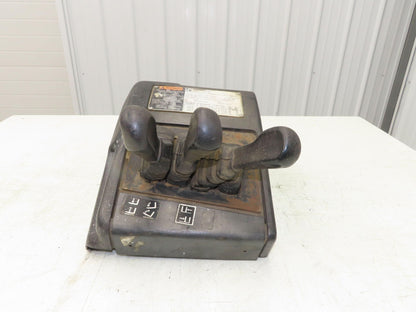 Hyster E30Z Forklift Sideshift 3 Lever Controls And Model Label