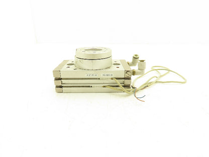 SMC MSQA30L5-M9BL Pneumatic Rotary Actuator Table Air Cylinder 180° Rotation