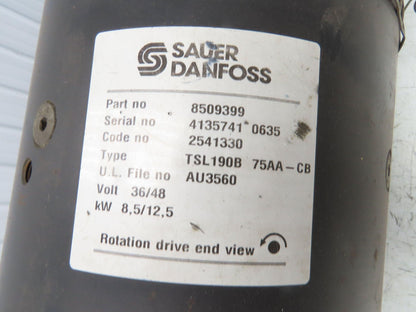 Sauer Danfoss TSL190B 8509399 Hydraulic Pump Motor 36/48VDC Hyster E30Z Forklift