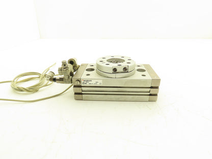 SMC MSQB50H5 Pneumatic Rotary Actuator Table Air Cylinder 180° Rotation *Read*