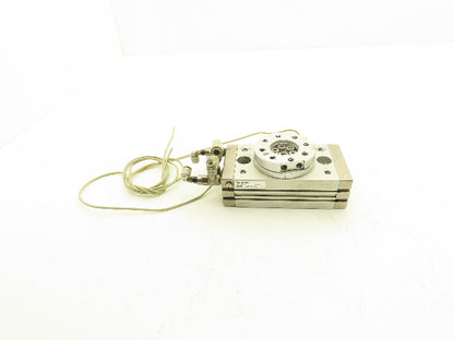 SMC MSQB50H5 Pneumatic Rotary Actuator Table Air Cylinder 180° Rotation *Read*