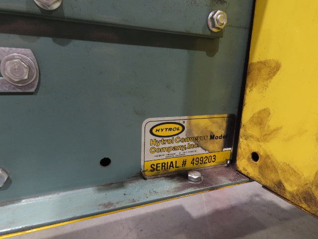 Hytrol 18"x 79' Slider Bed Conveyor 16" Belt 2Hp 230/460V Center Drive 65 FPM