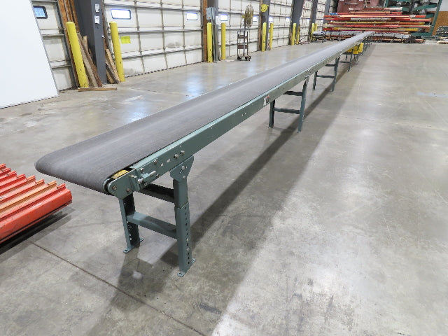 Hytrol 18"x 79' Slider Bed Conveyor 16" Belt 2Hp 230/460V Center Drive 65 FPM