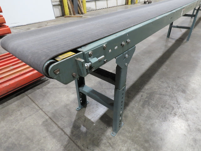 Hytrol 18"x 79' Slider Bed Conveyor 16" Belt 2Hp 230/460V Center Drive 65 FPM