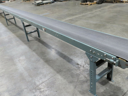 Hytrol 18"x 79' Slider Bed Conveyor 16" Belt 2Hp 230/460V Center Drive 65 FPM