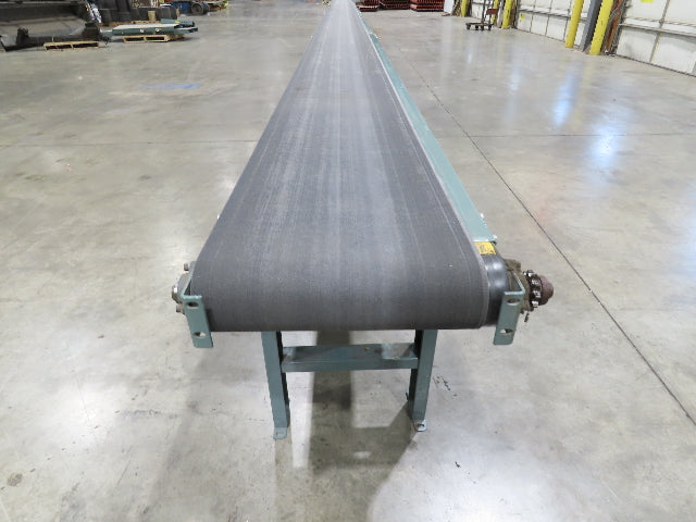 Hytrol 18"x 79' Slider Bed Conveyor 16" Belt 2Hp 230/460V Center Drive 65 FPM