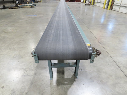 Hytrol 18"x 79' Slider Bed Conveyor 16" Belt 2Hp 230/460V Center Drive 65 FPM