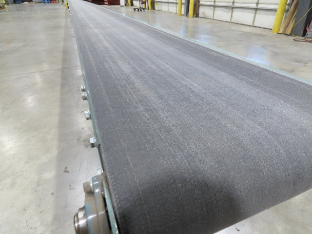 Hytrol 18"x 79' Slider Bed Conveyor 16" Belt 2Hp 230/460V Center Drive 65 FPM
