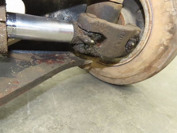 Hyster E30Z Forklift Dual-Wheel Steer Axle Assembly