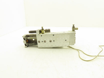 SMC MXQ20L-75BSR Pneumatic Air Slide Table End Lock Cylinder 20mm x 75mm Stroke