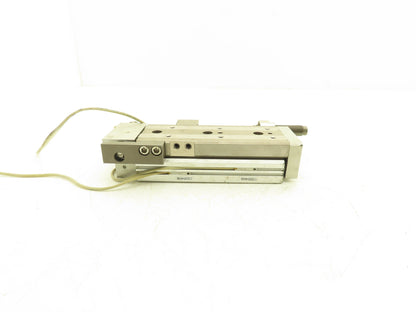 SMC MXQ20L-75BSR Pneumatic Air Slide Table End Lock Cylinder 20mm x 75mm Stroke