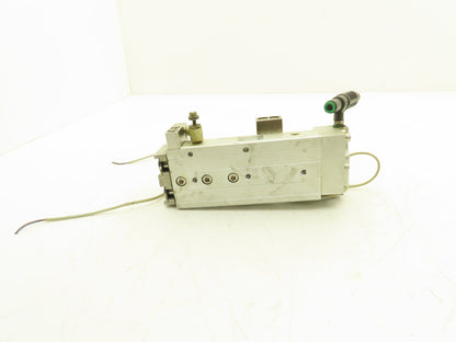 SMC MXQ20L-75BSR Pneumatic Air Slide Table End Lock Cylinder 20mm x 75mm Stroke