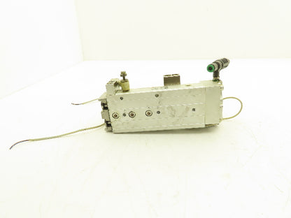 SMC MXQ20L-75BSR Pneumatic Air Slide Table End Lock Cylinder 20mm x 75mm Stroke