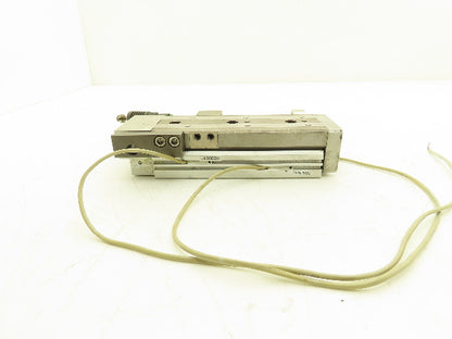 SMC MXQ20L-75BSR Pneumatic Air Slide Table End Lock Cylinder 20mm x 75mm Stroke