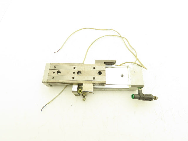 SMC MXQ20L-75BSR Pneumatic Air Slide Table End Lock Cylinder 20mm x 75mm Stroke