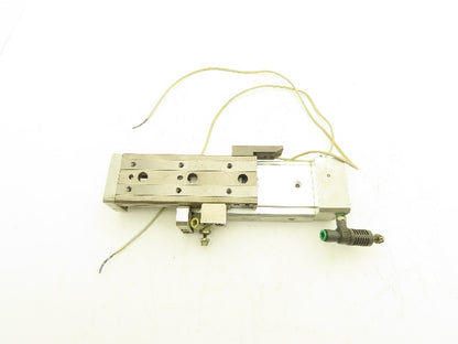 SMC MXQ20L-75BSR Pneumatic Air Slide Table End Lock Cylinder 20mm x 75mm Stroke