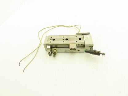 SMC MXQ20L-75BSR Pneumatic Air Slide Table End Lock Cylinder 20mm x 75mm Stroke