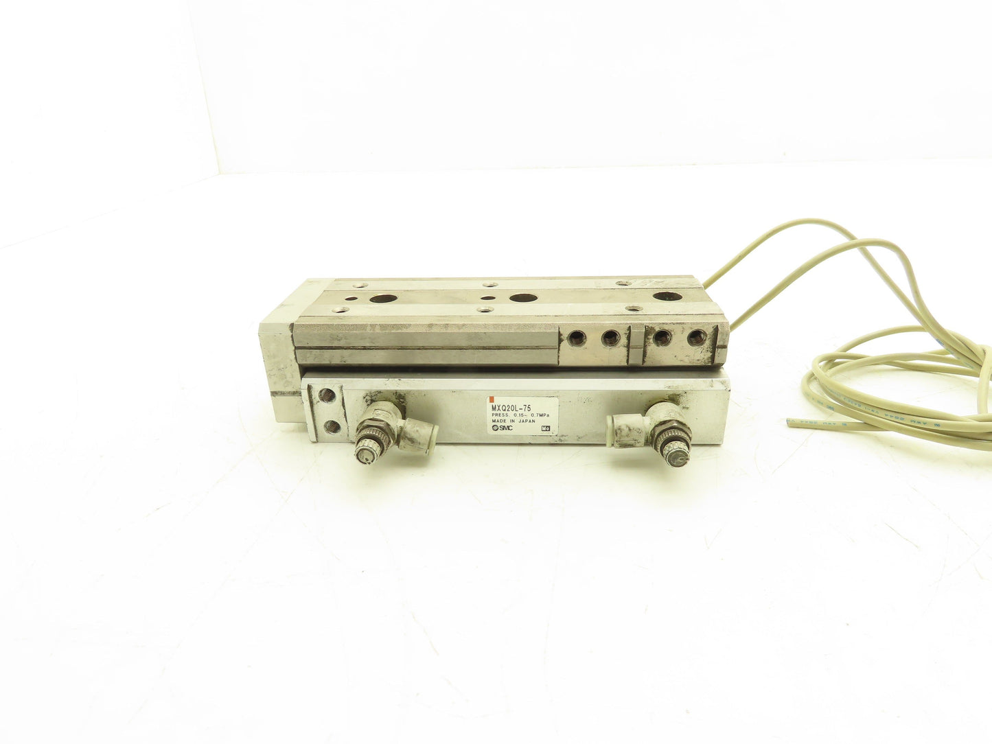 SMC MXQ20L-75 Pneumatic Air Slide Table Guided Cylinder 20mm Bore 75mm Stroke