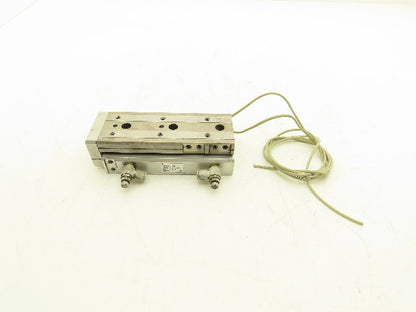 SMC MXQ20L-75 Pneumatic Air Slide Table Guided Cylinder 20mm Bore 75mm Stroke