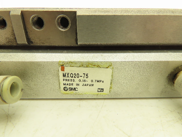 SMC MXQ20-75 Pneumatic Air Slide Table Guided Cylinder 20mm Bore 75mm Stroke