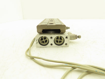 SMC MXQ20-75 Pneumatic Air Slide Table Guided Cylinder 20mm Bore 75mm Stroke