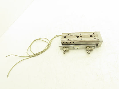 SMC MXQ20-75 Pneumatic Air Slide Table Guided Cylinder 20mm Bore 75mm Stroke