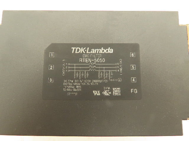 TDK-Lambda RTEN-5050 EMC Filter 500VAC 50A