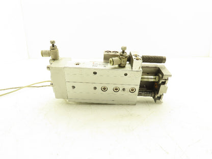 SMC MXQ20-50BSR Pneumatic Air Slide Table End Lock Cylinder 20mm x 50mm Stroke