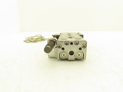 SMC MXQ20-50BSR Pneumatic Air Slide Table End Lock Cylinder 20mm x 50mm Stroke