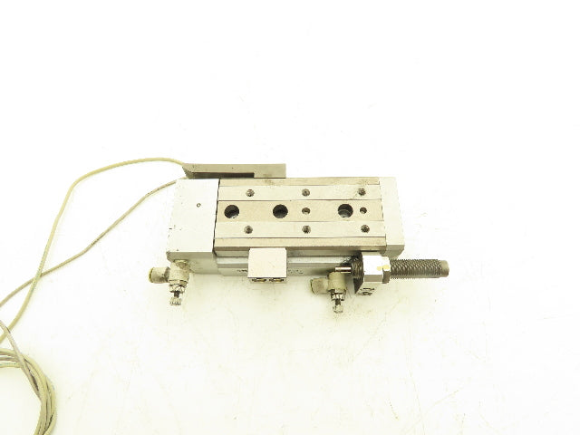 SMC MXQ20-50BSR Pneumatic Air Slide Table End Lock Cylinder 20mm x 50mm Stroke