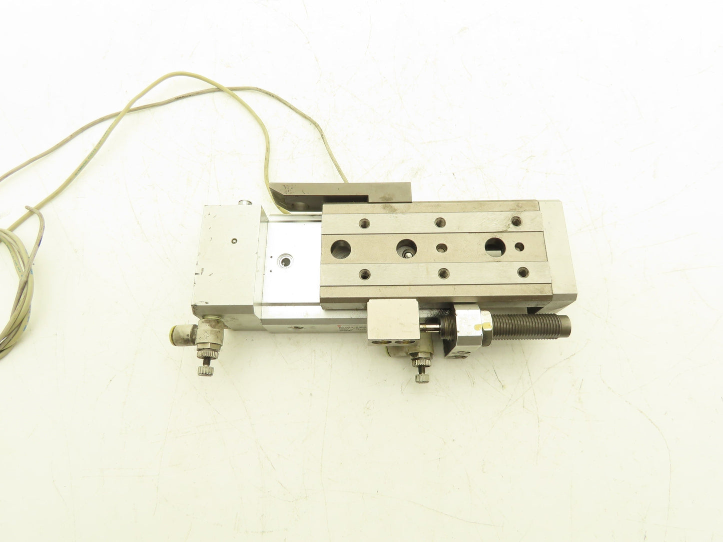 SMC MXQ20-50BSR Pneumatic Air Slide Table End Lock Cylinder 20mm x 50mm Stroke