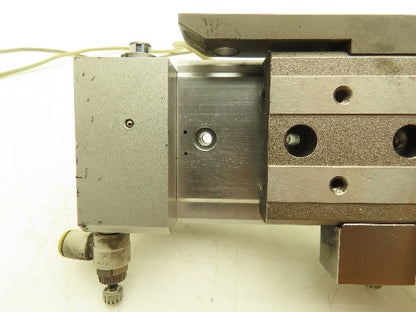 SMC MXQ20-50BSR Pneumatic Air Slide Table End Lock Cylinder 20mm x 50mm Stroke