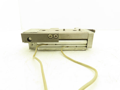 SMC MXQ20L-50BSR Pneumatic Air Slide Table End Lock Cylinder 20mm x 50mm Stroke