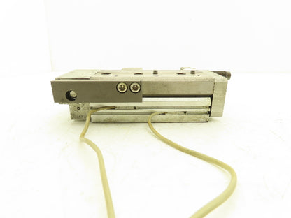 SMC MXQ20L-50BSR Pneumatic Air Slide Table End Lock Cylinder 20mm x 50mm Stroke