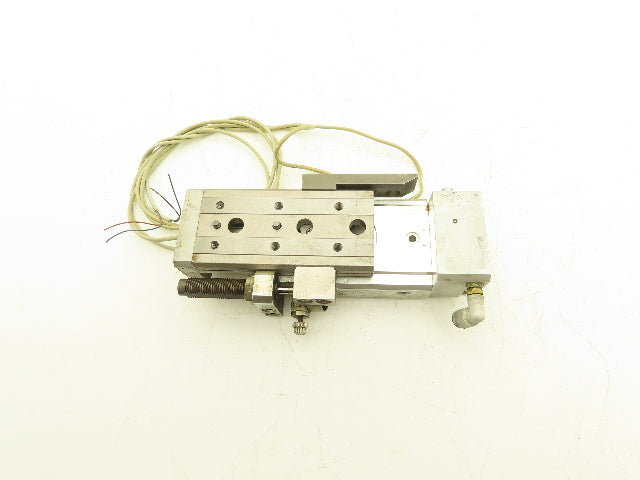 SMC MXQ20L-50BSR Pneumatic Air Slide Table End Lock Cylinder 20mm x 50mm Stroke