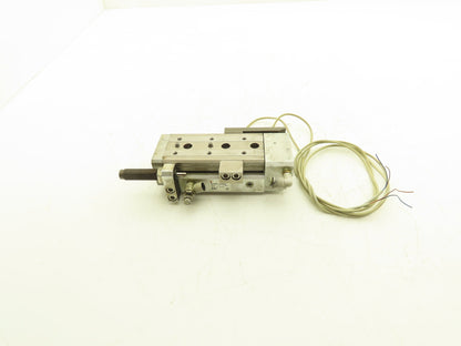 SMC MXQ20L-50BSR Pneumatic Air Slide Table End Lock Cylinder 20mm x 50mm Stroke