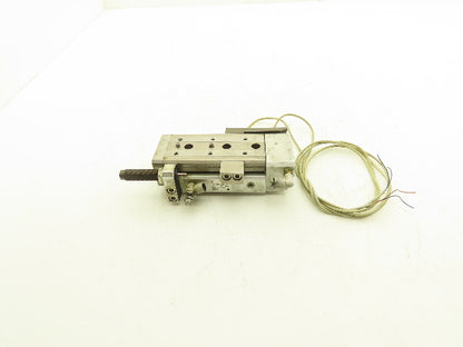 SMC MXQ20L-50BSR Pneumatic Air Slide Table End Lock Cylinder 20mm x 50mm Stroke